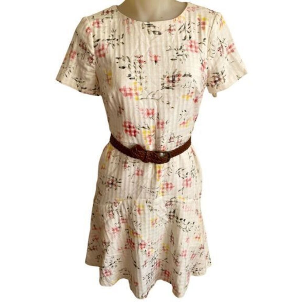 Lauren Ralph Lauren Dress - 2p cream , floral print , viscose elastane